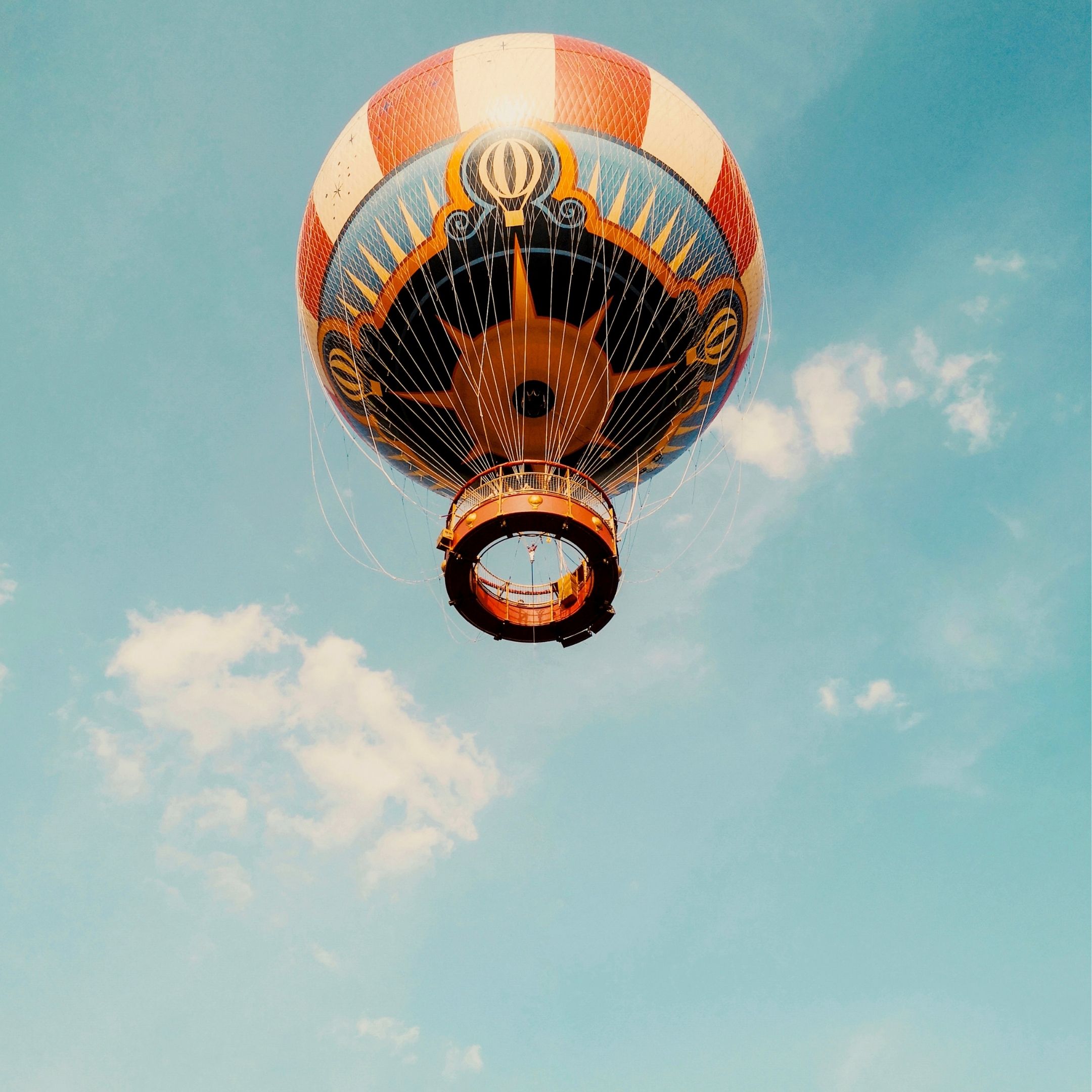 hot air balloon in sky