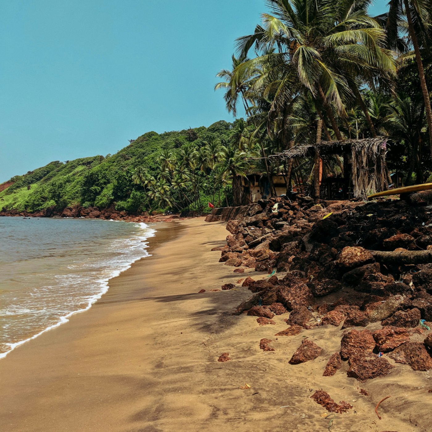 beach front in Goa