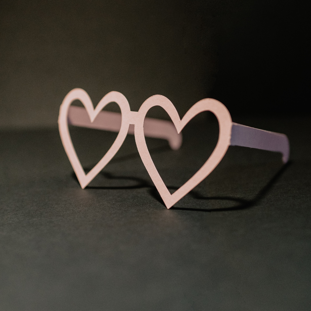 heart glasses