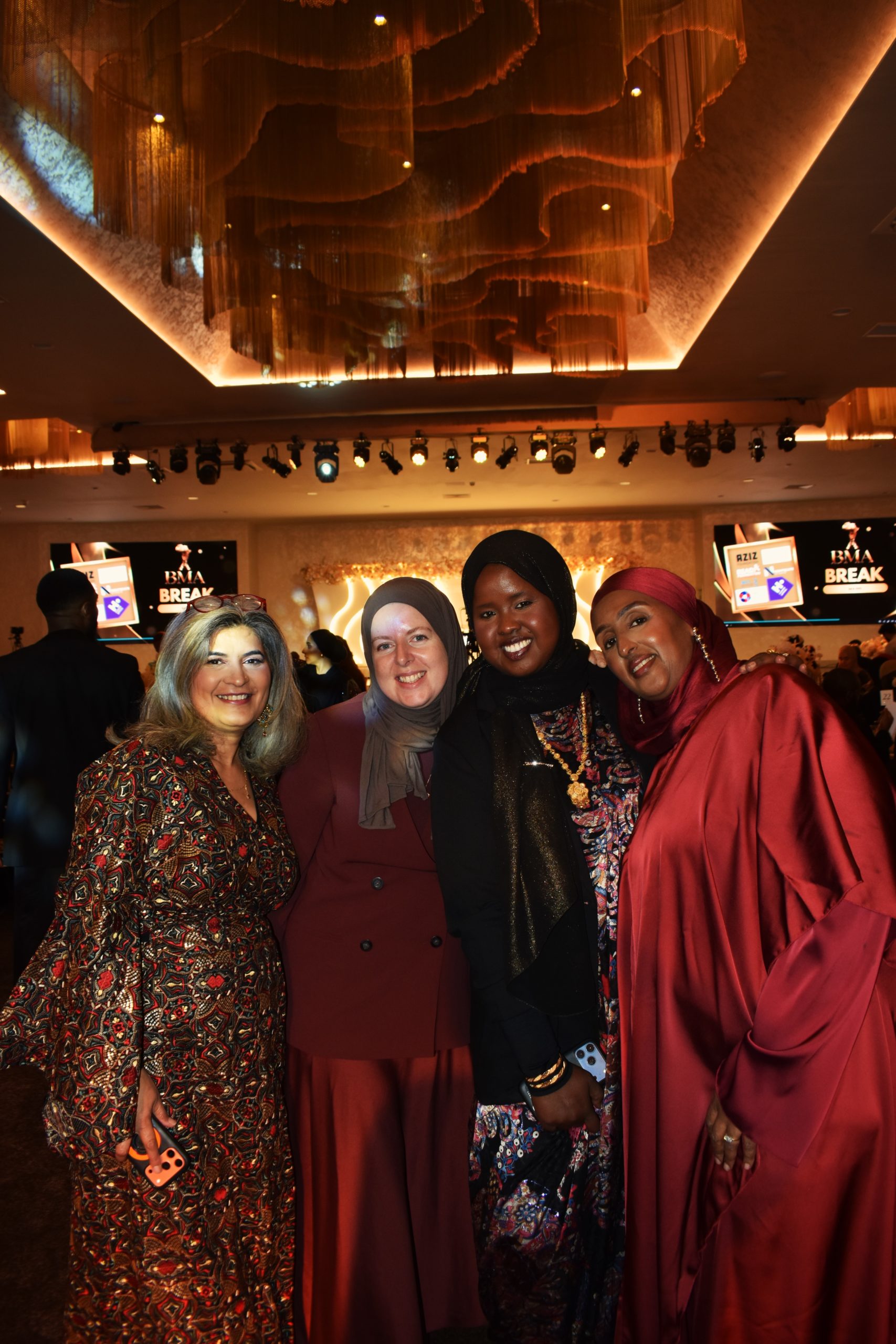Guests at the event Black Muslim Awards 2026, UK