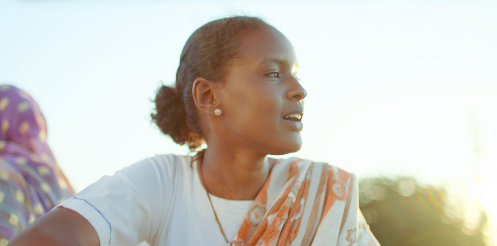 Mihad Murtada as Nafisa in the film Cotton Queen