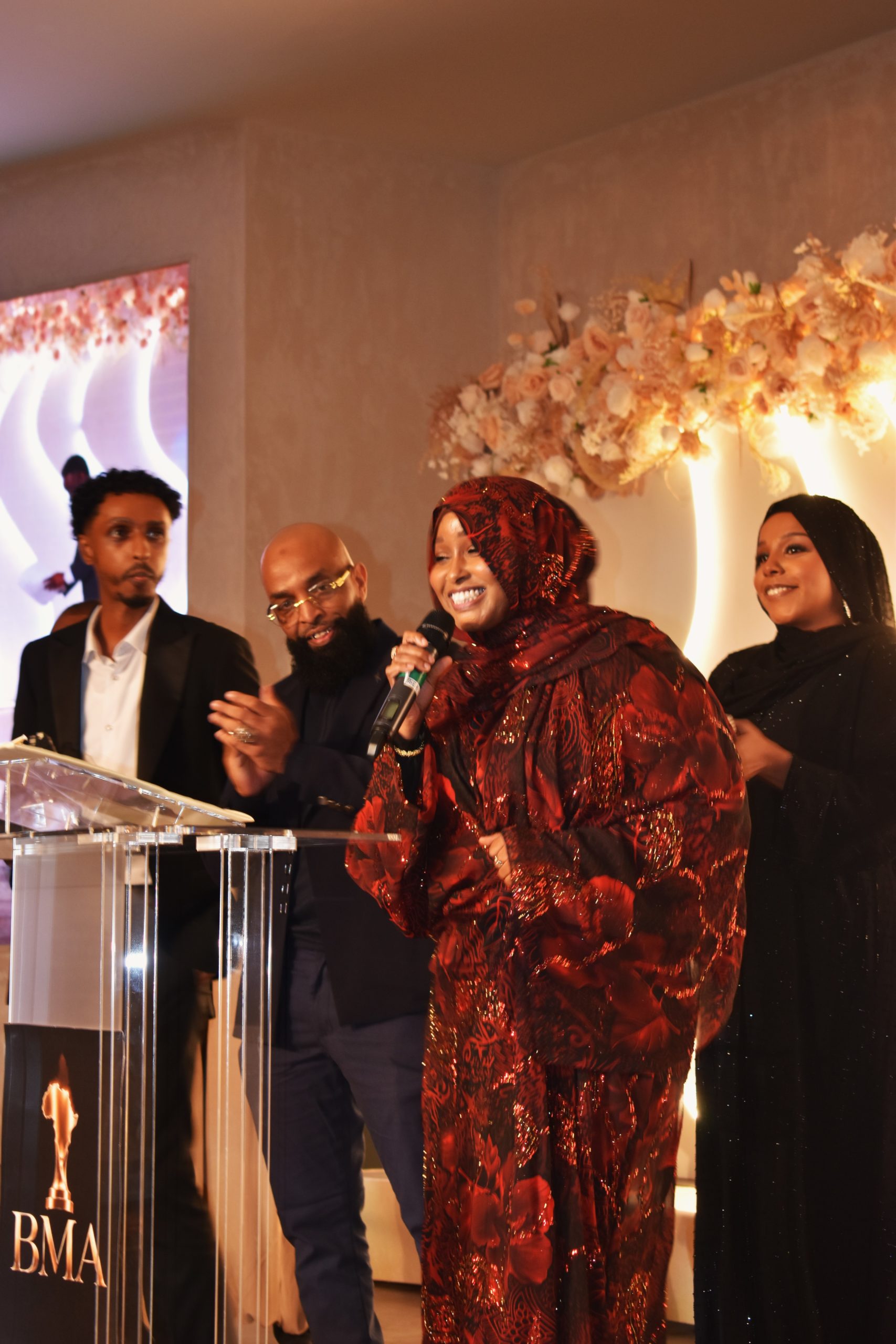 Let's Make Noise receiving award at BMA26 UK